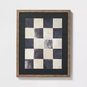 16x20 Checkerboard Framed Wall Art -Threshold Studio McGee - Target